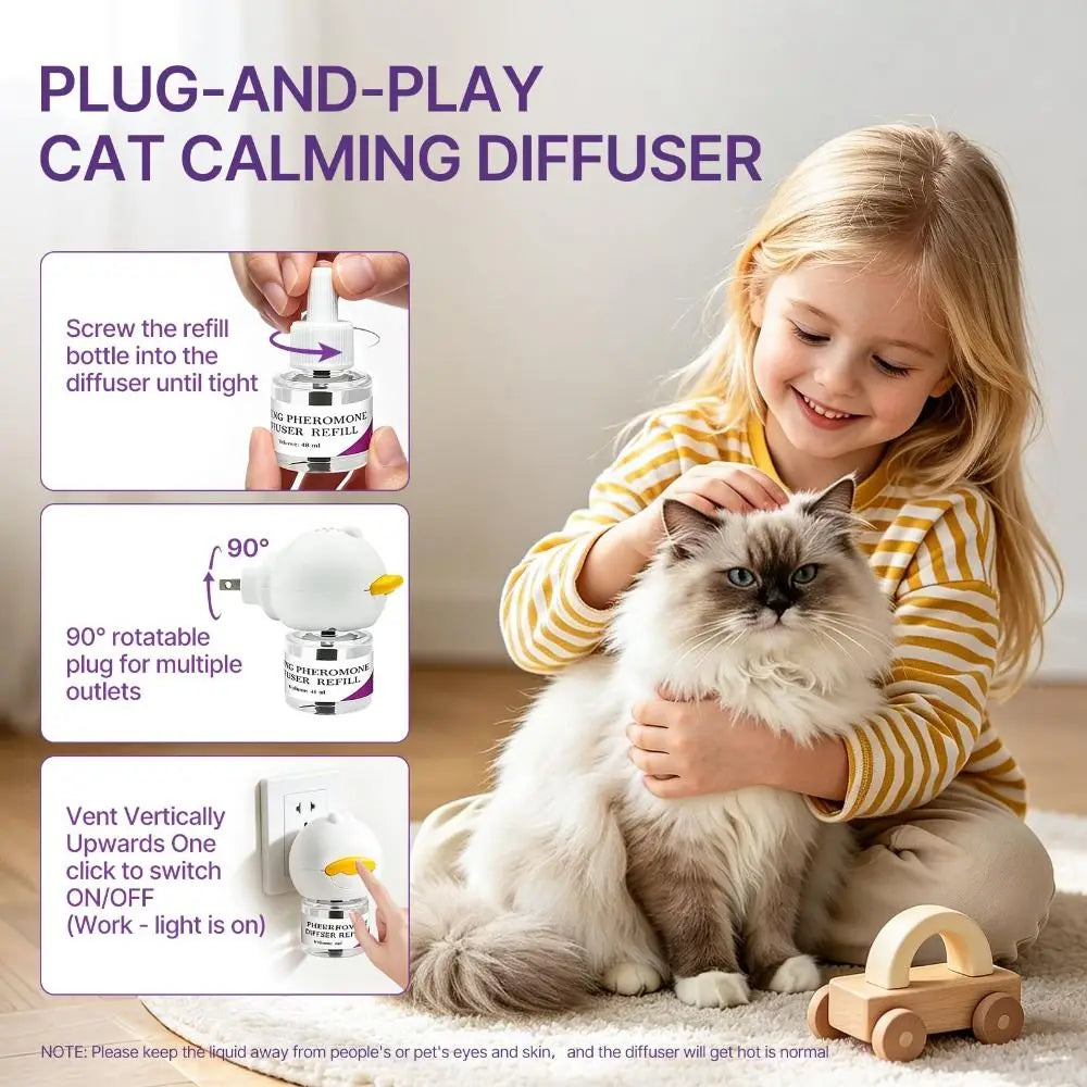 Cat Calming Pheromone Diffuser Kit with 2 Refills
