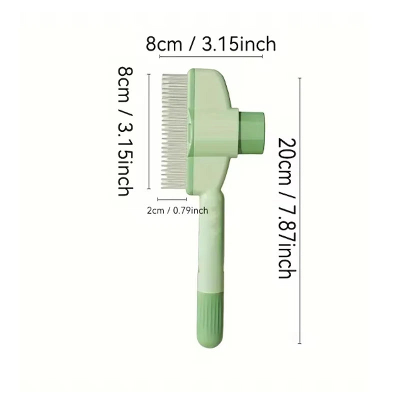 Brosse et Peigne de Toilettage pour Animaux à Double Action