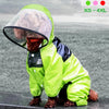 Impermeable para perros con estampado de cara divertida