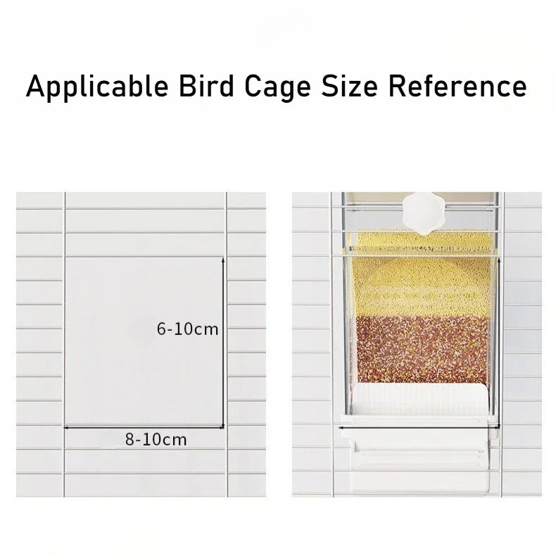 Parrot No-Waste Feeder with Seed Husk Separator