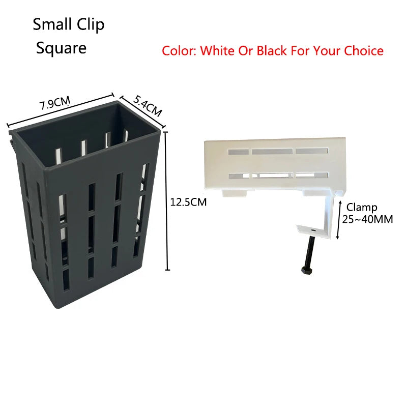 Wall-Mounted Aquarium Plant Basket with Hanging Hook