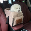 Portable Console Booster Dog Car Seat for Small Dogs and Cats