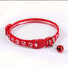 Bunte Schleifen-Hundehalsband mit Glocke