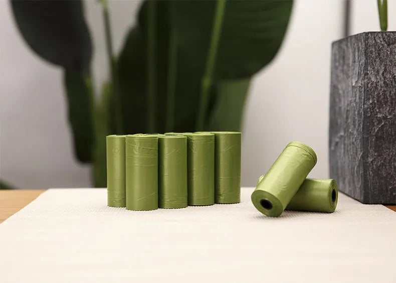 Eco-Friendly Biodegradable Dog Poop Bags with Dispenser