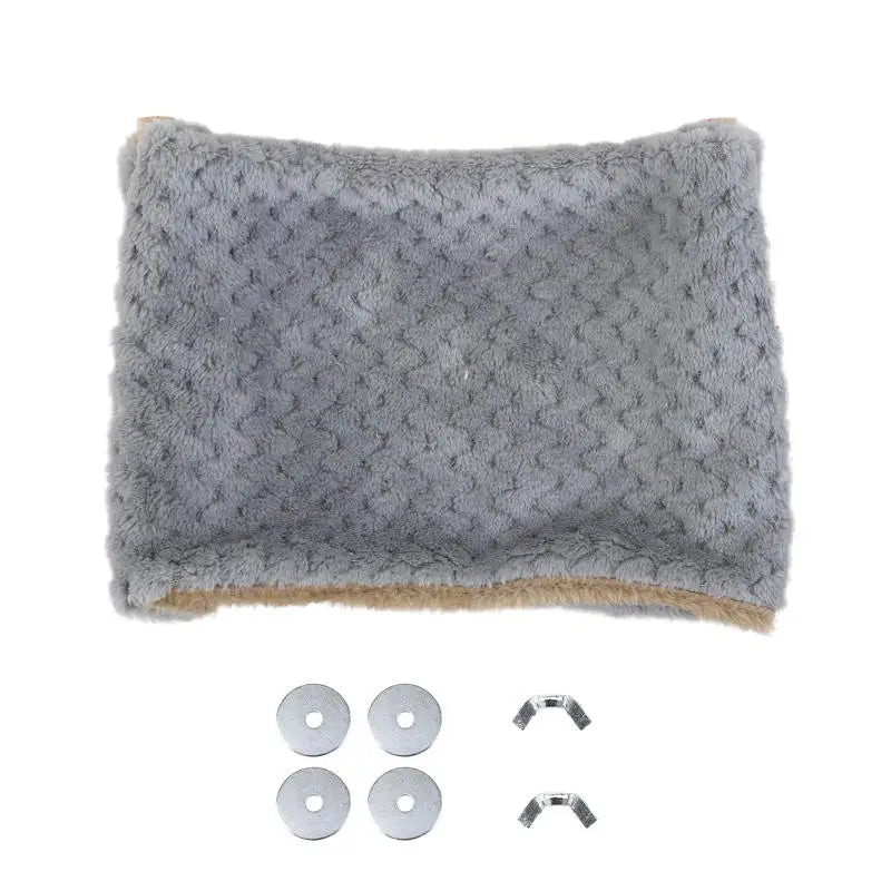 Warm Plush Hamster Hammock for Small Pets