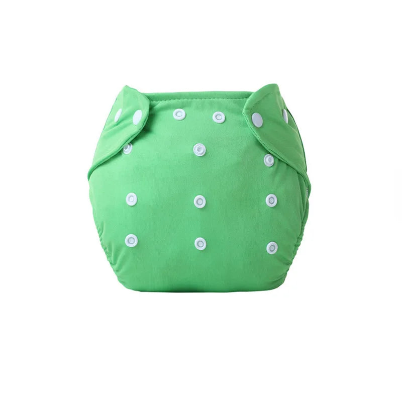 Eco-Friendly Reusable Cotton Cloth Diapers with Adjustable Fit