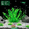 Artificial Aquarium Plants with Ceramic Base – Realistic Green Decor for Fish Tanks