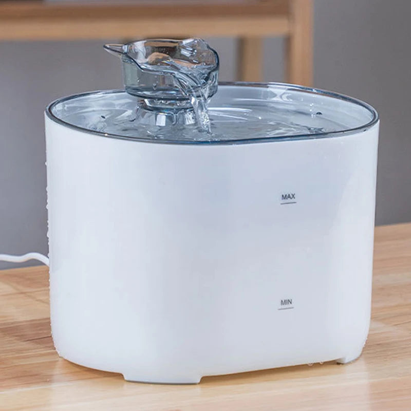 2.2L Pet Water Fountain with Filtration and Ultra-Quiet Pump