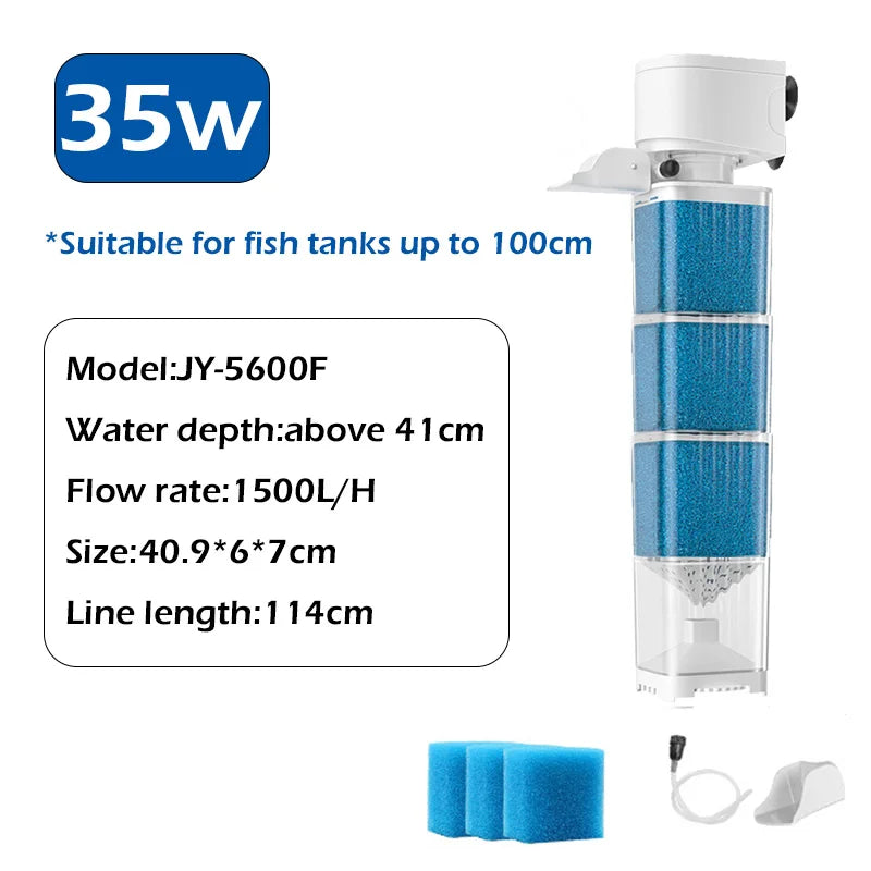 Pompe de filtre submersible pour aquarium