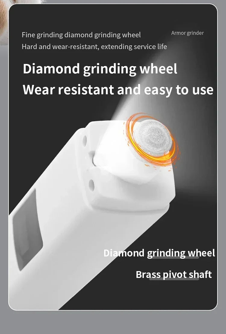 Quiet Rechargeable Pet Nail Grinder for Dogs and Cats