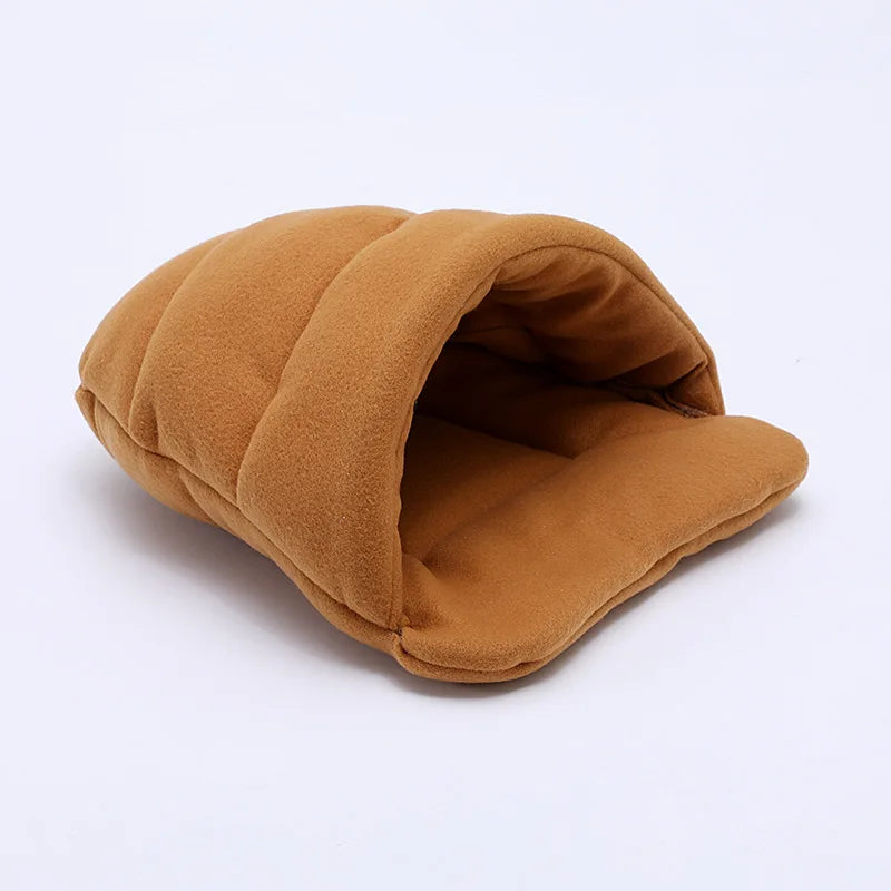 Lit-Tanière en Polaire Doux pour Petits Animaux