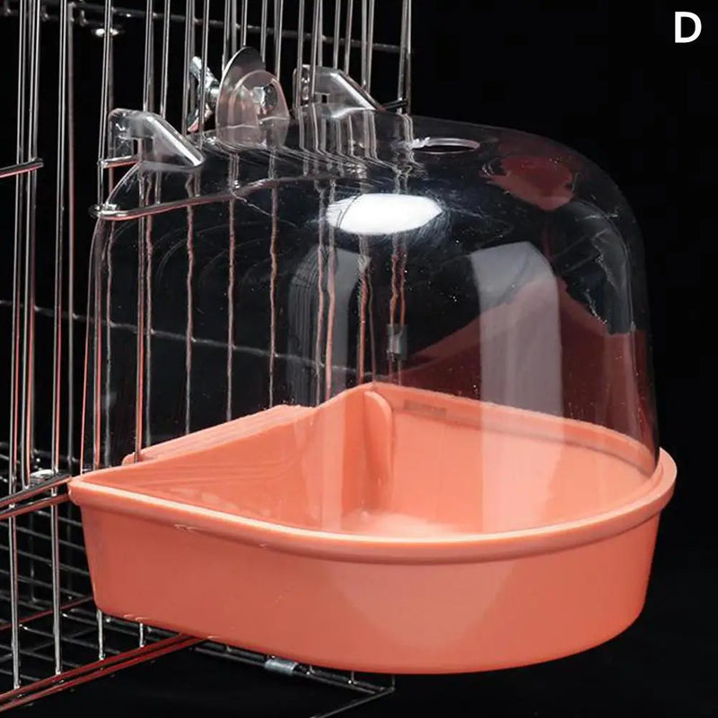 Klarer hängender Vogeltränke für kleine Vögel