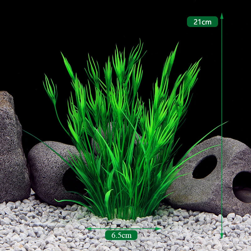 Realistic Artificial Aquarium Plants for Fish Tank Décor