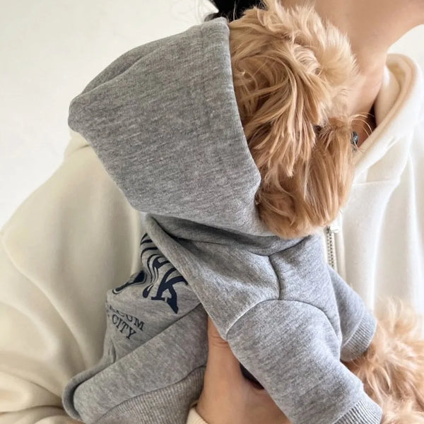 Sudadera de Fleece con Estampado de Oso de Peluche para Perros
