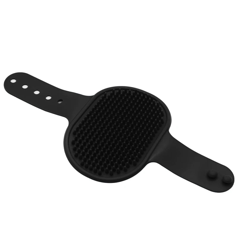 Gant de toilettage en caoutchouc souple pour chiens et chats