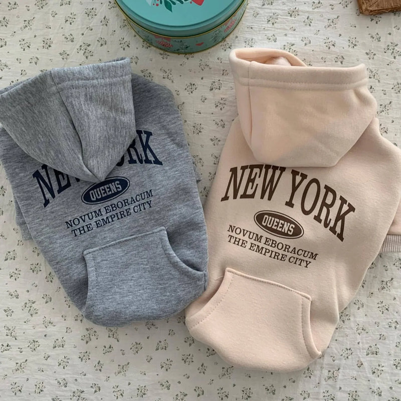 Sudadera de Fleece con Estampado de Oso de Peluche para Perros