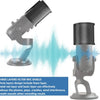 Universal Microphone Pop Filter with Triple-Layer Metal Windscreen