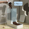 Automatic Gravity Pet Feeder and Water Dispenser