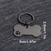 Personalized Bone-Shaped Dog Tag with Custom Engraving