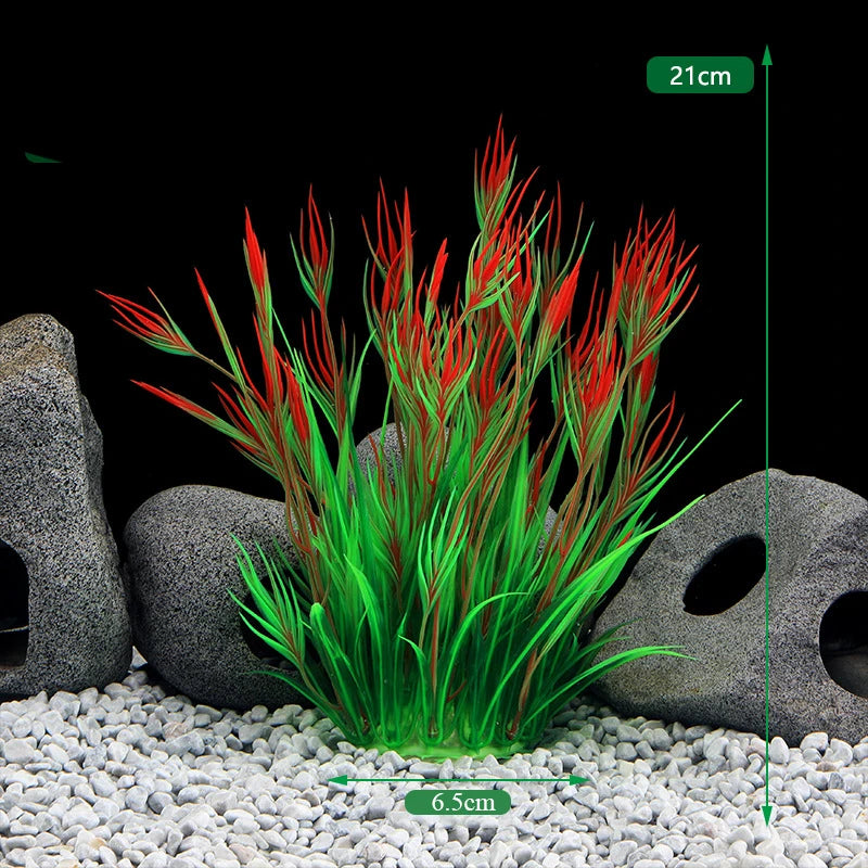 Realistic Artificial Aquarium Plants for Fish Tank Décor
