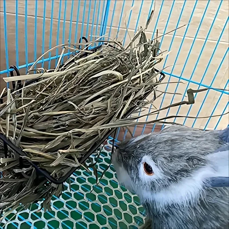 Heavy Duty Metal Hay Feeder for Rabbits and Small Pets