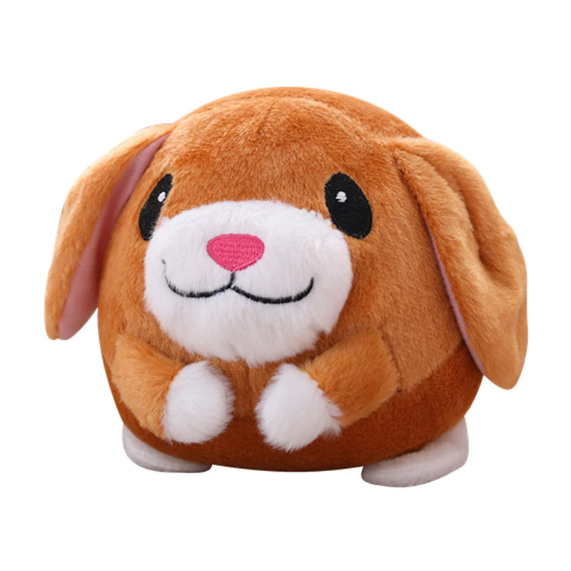 Jouet en peluche interactif pour chien qui rebondit