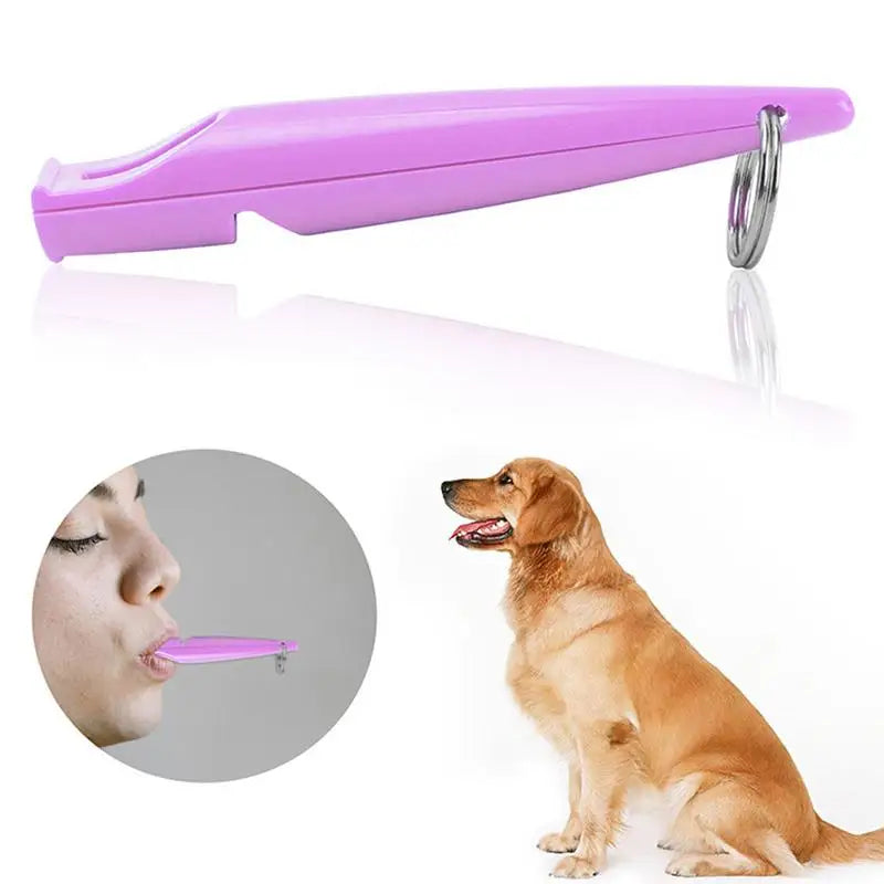 Dog Training Whistle Keychain Stop Barking