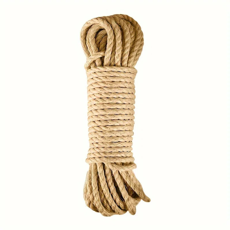 Poteau Grattoir pour Chat en Corde de Sisal Naturel