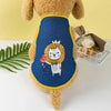 Breathable Mesh Pet Vest with Cute Cartoon Print