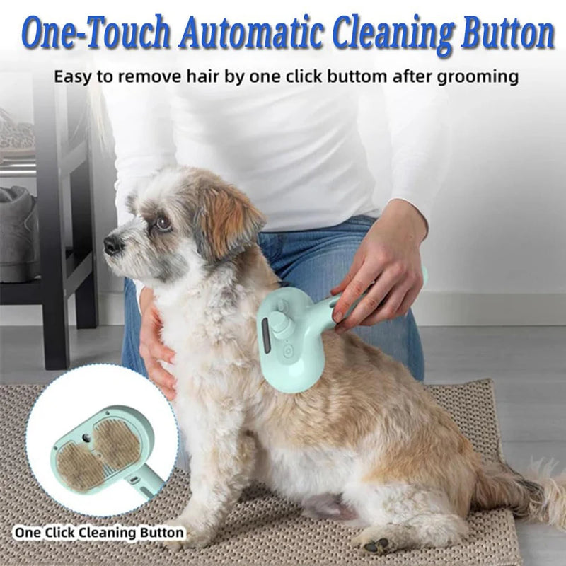 Cepillo de Aseo para Perros con Vapor
