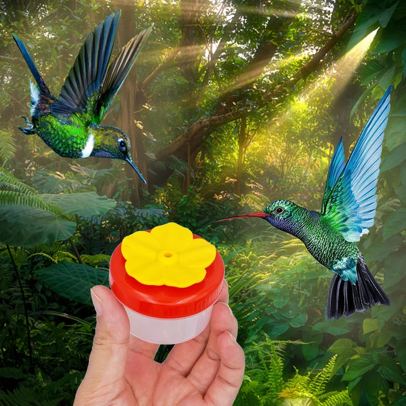 Flower-Shaped Hummingbird Feeder for Garden and Yard