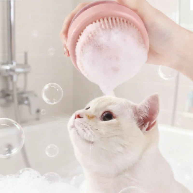 Silicone Pet Bath Massage Glove for Dogs and Cats