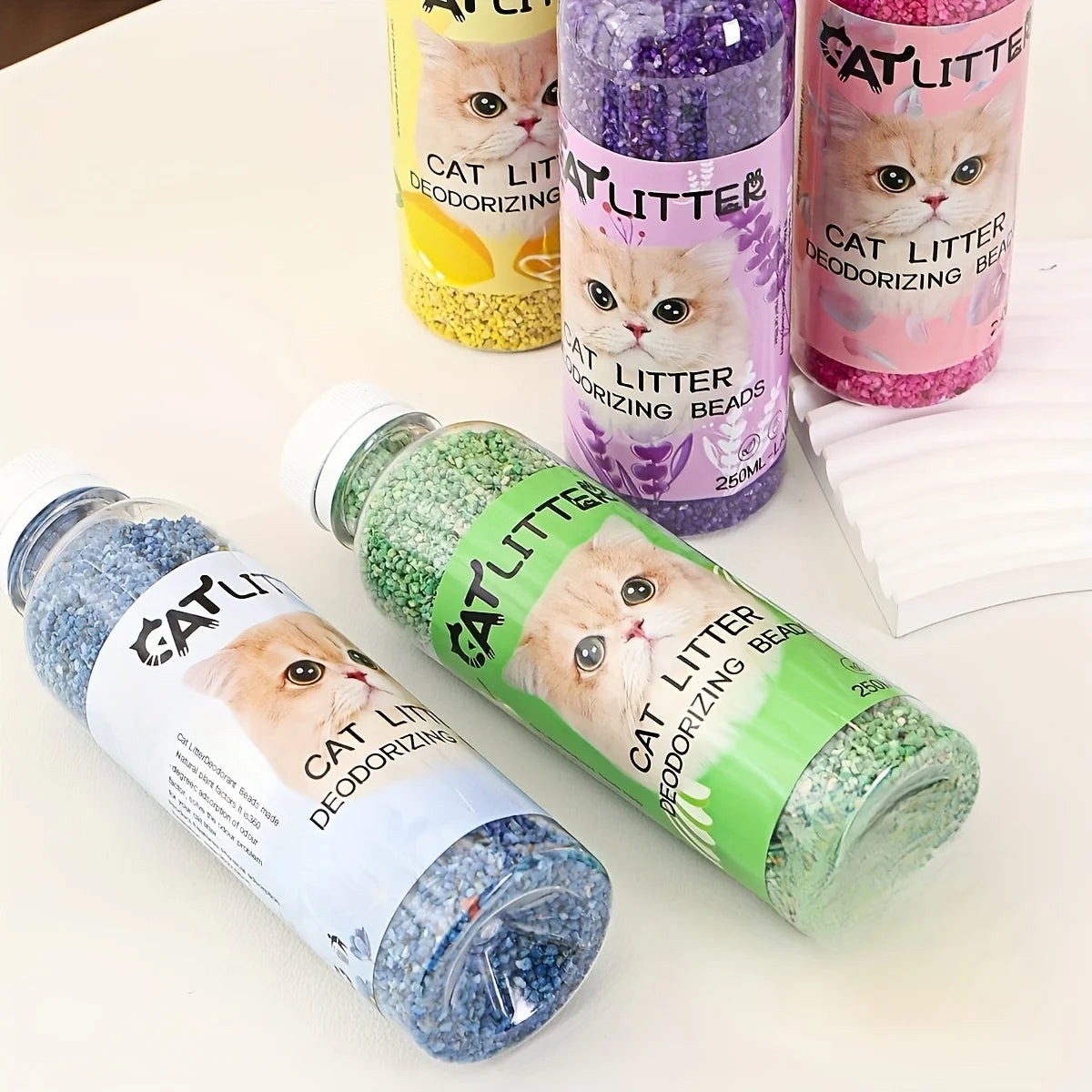 Cat Litter Deodorizing Beads with Fresh Scent