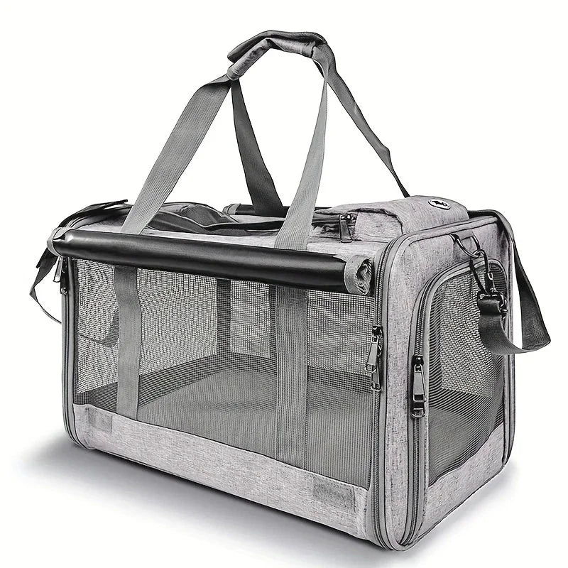 Breathable Mesh Cat & Small Dog Travel Carrier Bag