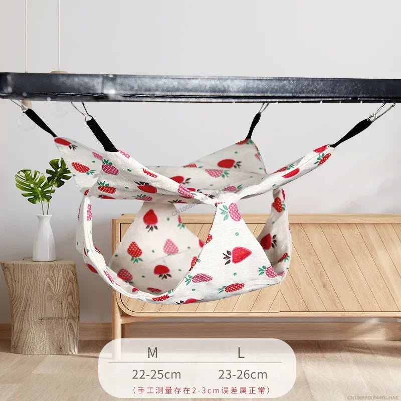 أرجوحة هامستر مخمل دافئ بطبقة مزدوجة