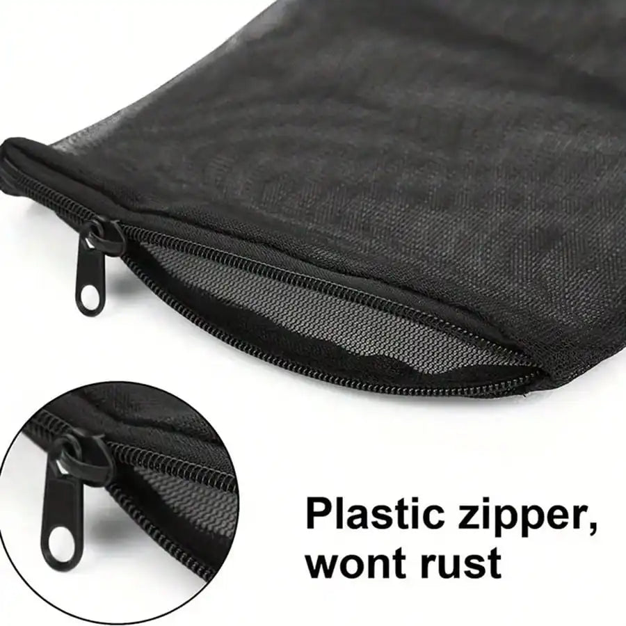 Set of 10 Aquarium Filter Media Mesh Bags with Zippers
