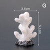 Artificial Coral Reef Aquarium Decoration with Starfish