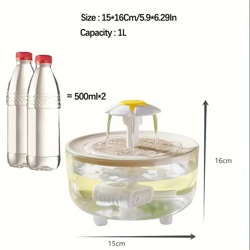 1.2L Automatic Pet Water Fountain