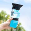Botella de Agua Portátil para Mascotas con Tazón Desmontable