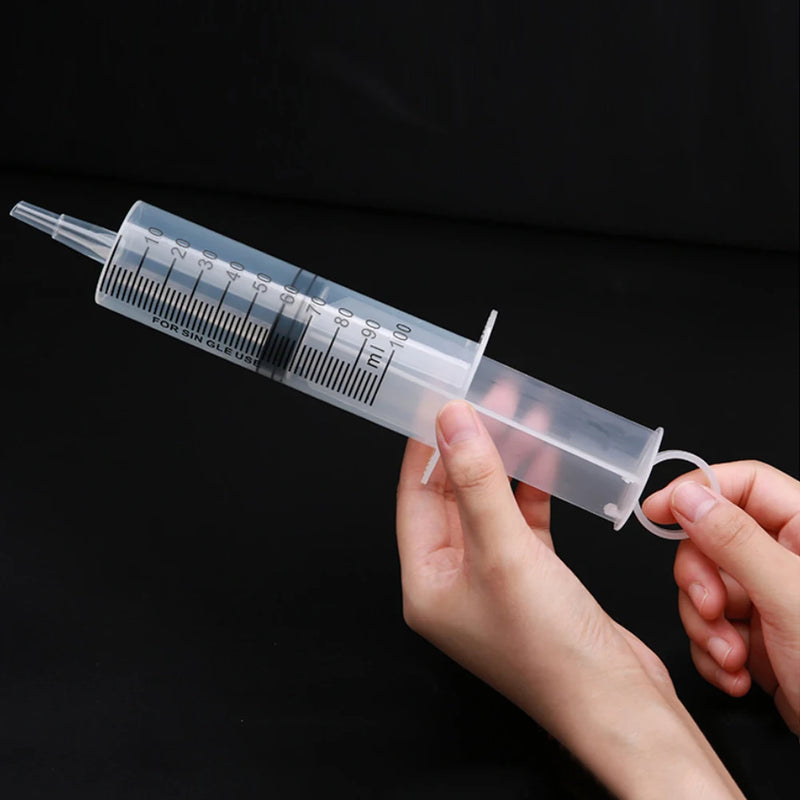 100 ml Reusable Plastic Liquid Measuring Syringe for Feeding