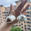 Pendentif Capsule Souvenir en Fourrure de Lapin