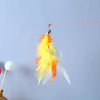 Interactive Cat Feather Toy with Bell