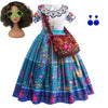 Floral Print Princess Dress for Girls, Inspired by Mirabel
