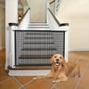 Foldable Mesh Pet Safety Gate with Hooks