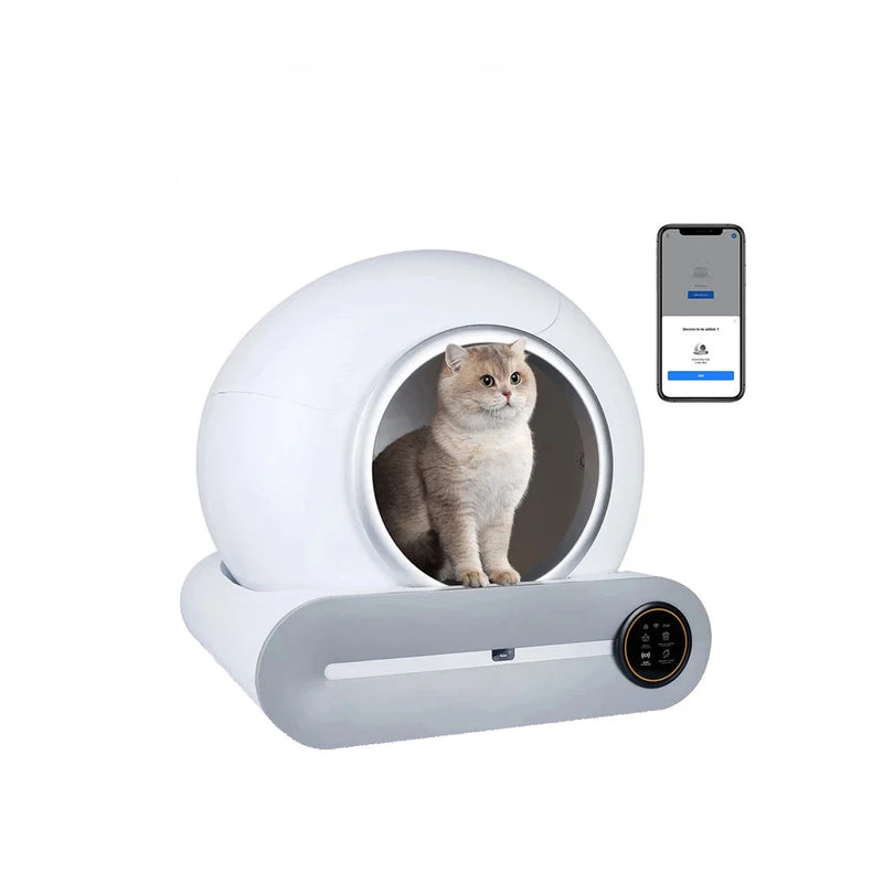 Intelligente, automatische Katzentoilette mit Selbstreinigung