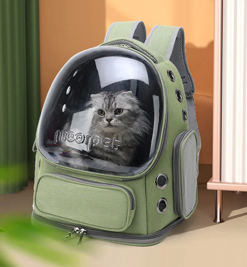 Mochila de Viaje Ventilada para Mascotas