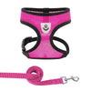 Adjustable Breathable Mesh Dog & Cat Harness with Leash
