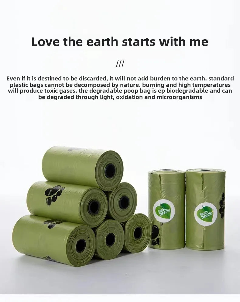Biodegradable Dog Poop Bags with Dispenser (20 Rolls)