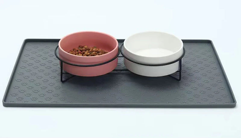 Alfombrilla de Silicona Impermeable para Alimentación de Mascotas