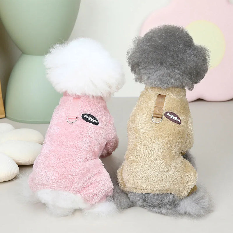 Chaleco de Felpa Coral para Mascotas